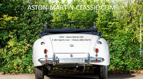 1950 Aston Martin DB1 cabriolet Châssis numéro AMC-50-10.