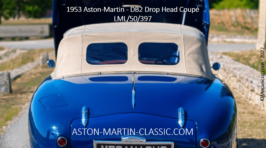 1953 Aston-Martin DB2 Drophead Coupe Chassis LML/50/397