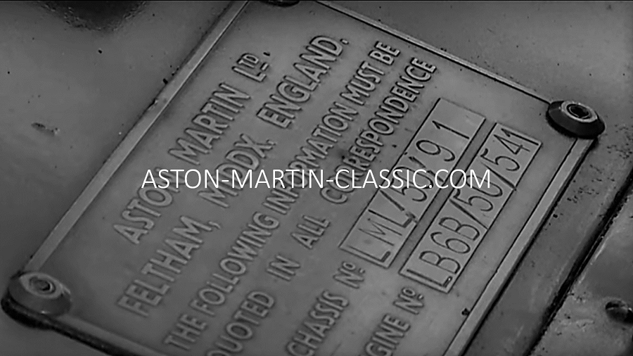 1952 Aston Martin DB2 Cabriolet chassis LML-50-91