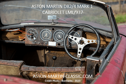 1955 Aston Martin DB2/4 LML/937 Habitacle-2
