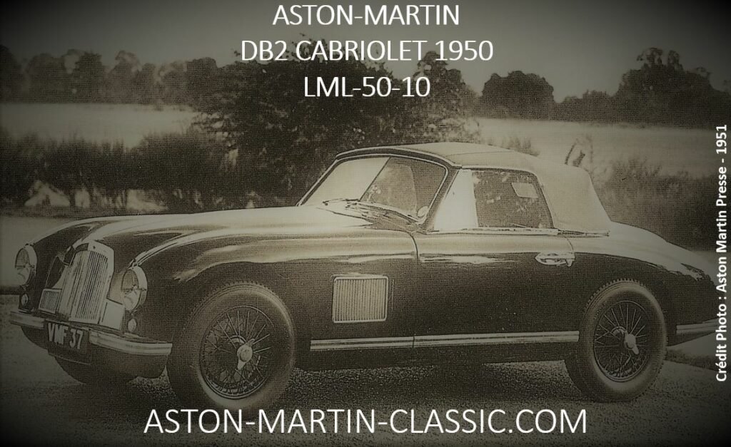 1950 Aston Martin DB Mark II Châssis LML/50/10