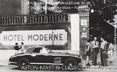 1951 Hôtel Moderne - Le Mans - France - Quartier Général d'Aston Martin