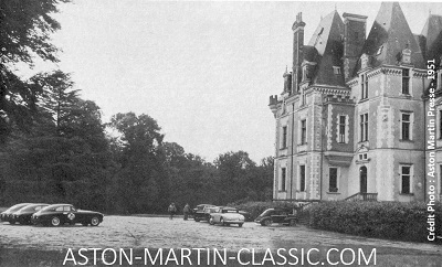 1951 Le Mans Domaine de Beauchamps en France Aston-Martin-Presse