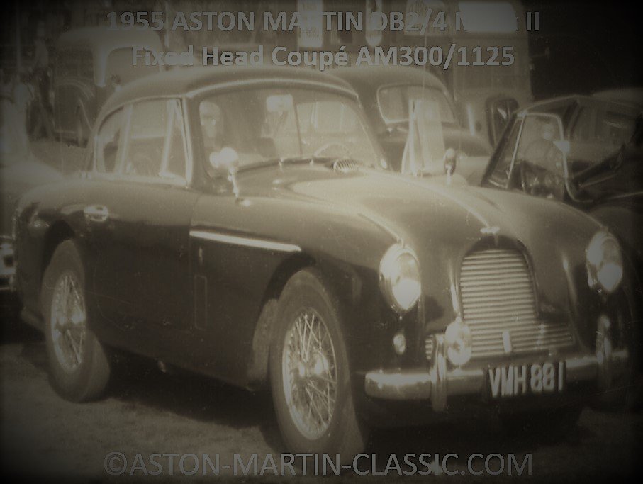 1955 Aston Martin DB2-4 MKII Fixed Head Coupe AM300-1125
