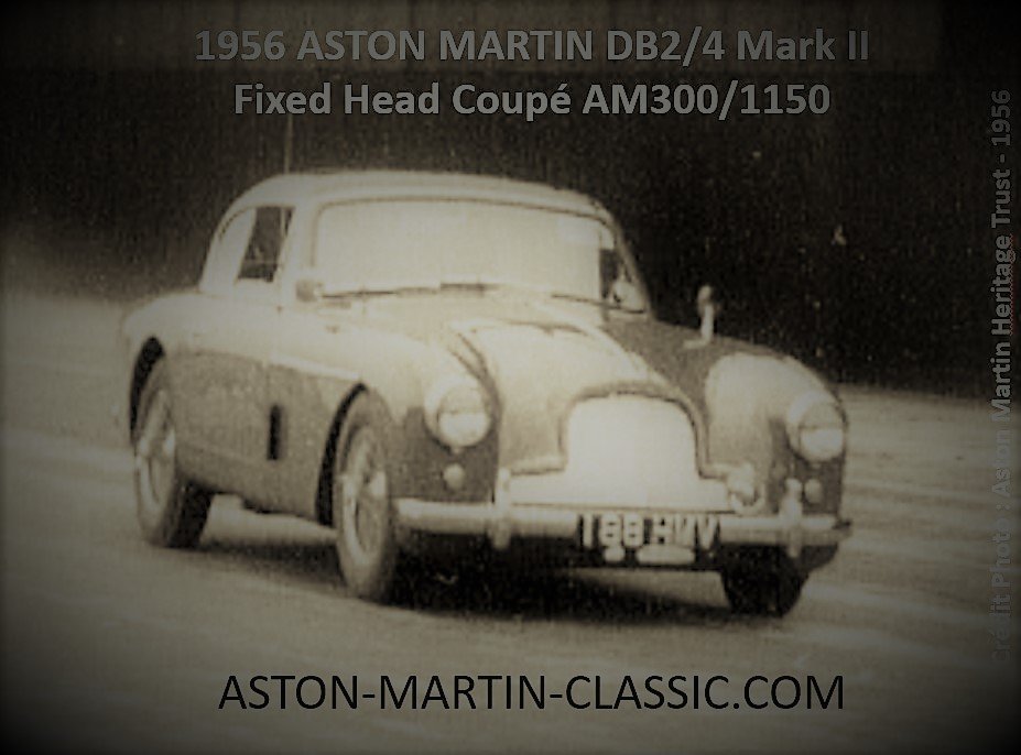 1956 Aston Martin DB2-4 MKII Fixed Head Coupe AM300-1150
