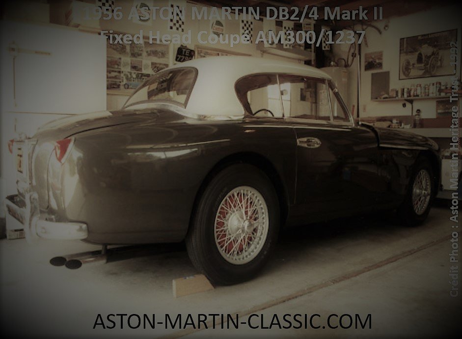 1956 Aston Martin DB2-4 MKII Fixed Head Coupe AM300-1237