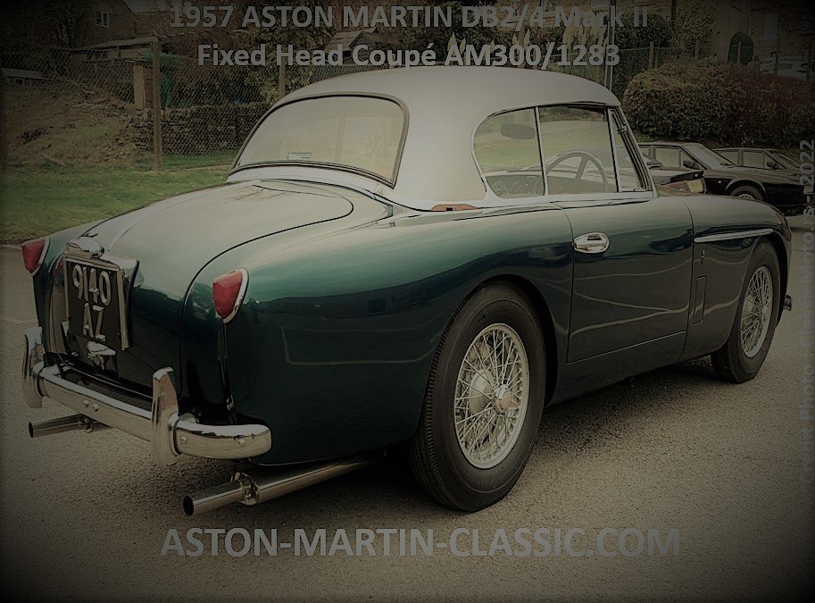 1957 Aston Martin DB2-4 MKII Fixed Head Coupe AM300-1283