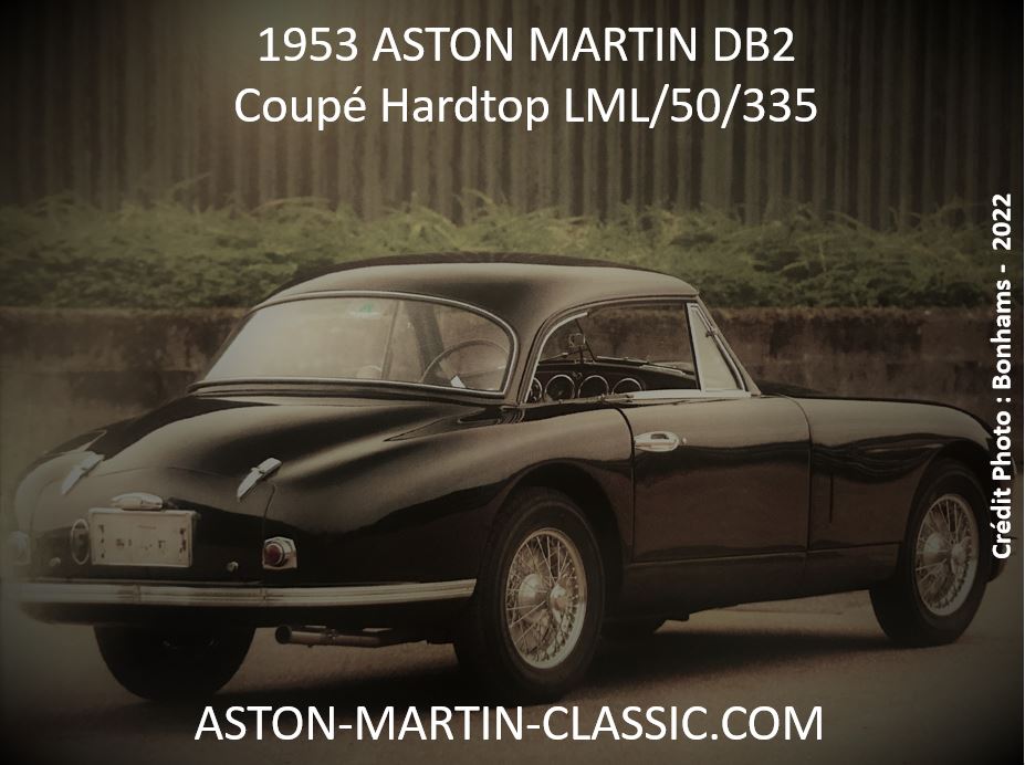 Aston Martin DB2 avec Hardtop châssis LML-50-335.