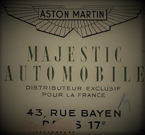 Aston Martin France Distributeur exclusif Garage Majestic Automobile