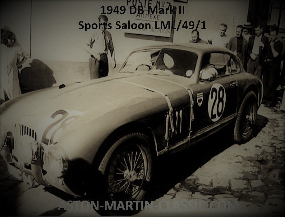1949 Aston Martin DB Mark II Châssis LML/49/1