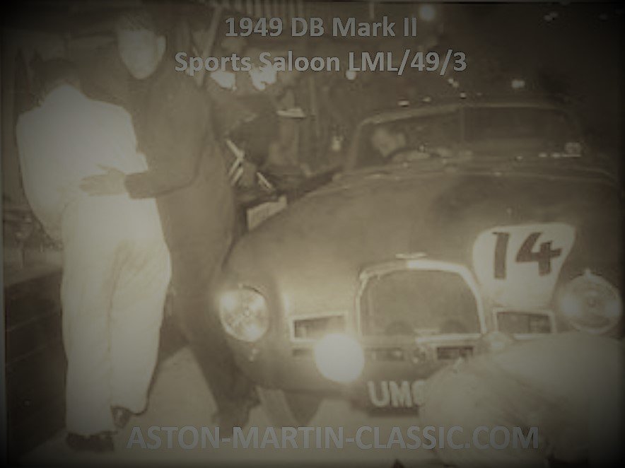 1949 Aston Martin DB Mark II Châssis LML/49/3