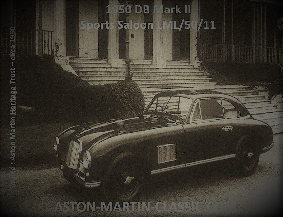 1950 Aston Martin DB Mark II Châssis LML/50/11