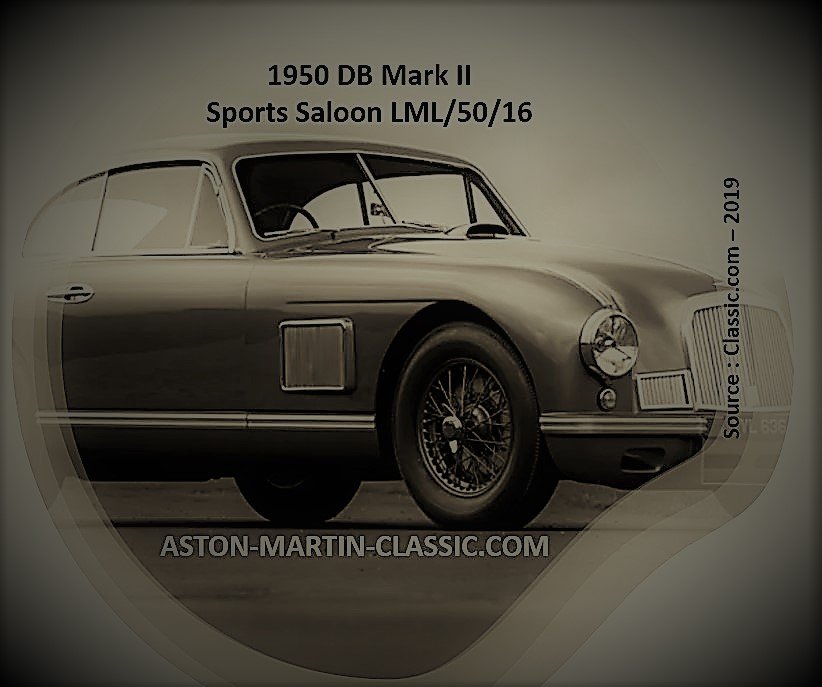 1950 Aston Martin DB Mark II Châssis LML/50/16