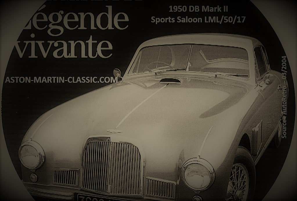 1950 Aston Martin DB Mark II Châssis LML/50/17