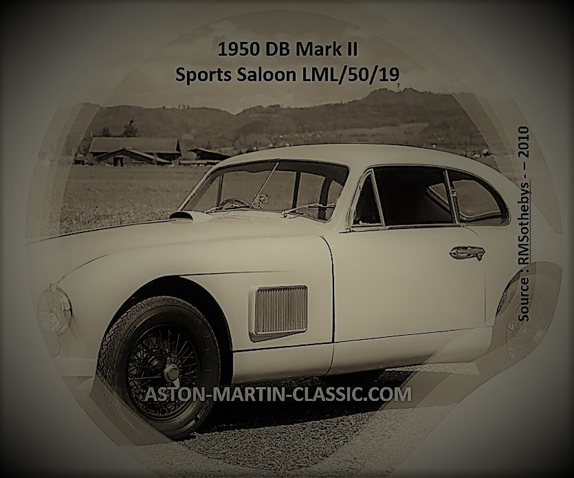 1950 Aston Martin DB Mark II Châssis LML/50/19