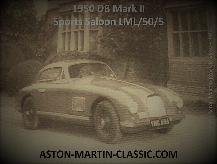 1950 Aston Martin DB Mark II Châssis LML/50/5