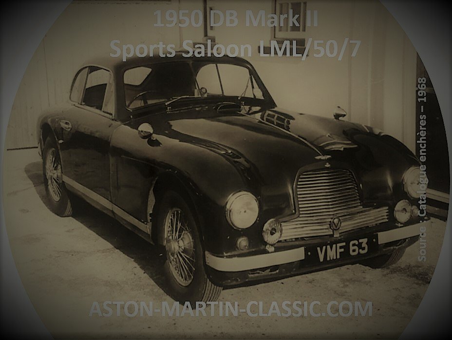 1950 Aston Martin DB Mark II Châssis LML/50/7