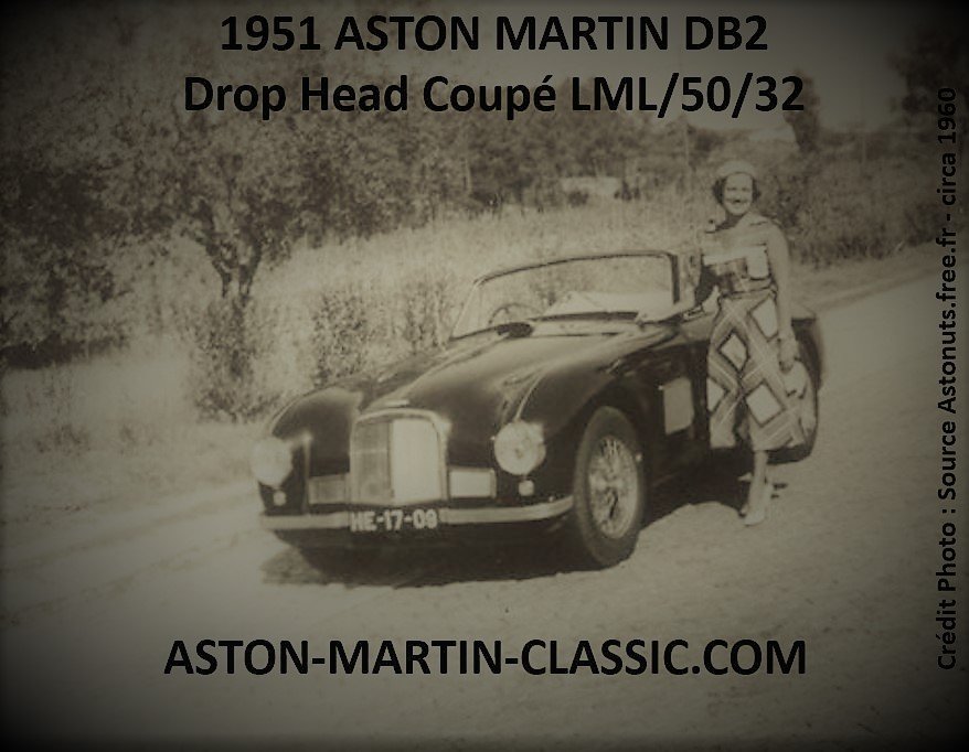 1951 ASTON MARTIN DB2 DROPHEAD COUPE CHASSIS LML/50/32