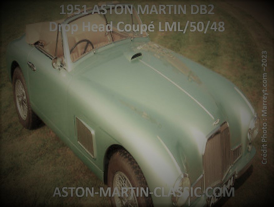 1951 ASTON MARTIN DB2 DROPHEAD COUPE CHASSIS LML/50/48