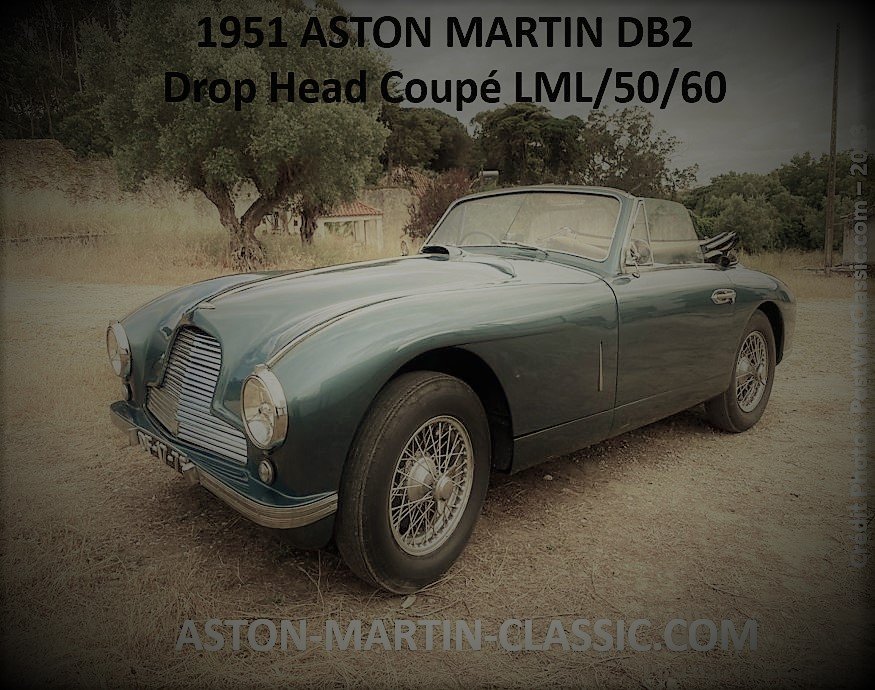 1951 ASTON MARTIN DB2 DROPHEAD COUPE CHASSIS LML/50/60