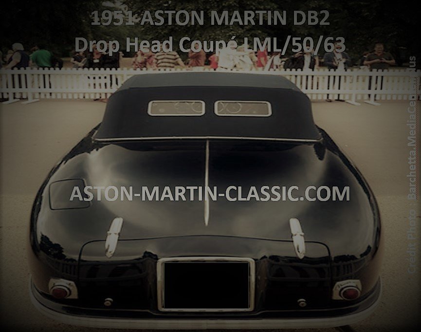 1951 ASTON MARTIN DB2 DROPHEAD COUPE CHASSIS LML/50/63