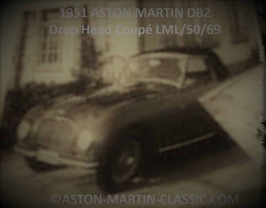 1951 ASTON MARTIN DB2 DROPHEAD COUPE CHASSIS LML/50/69