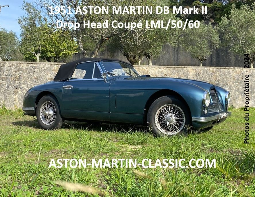 1951 Aston Martin DB2 DropHead Coupe Chassis LML-50-60 de PROFIL