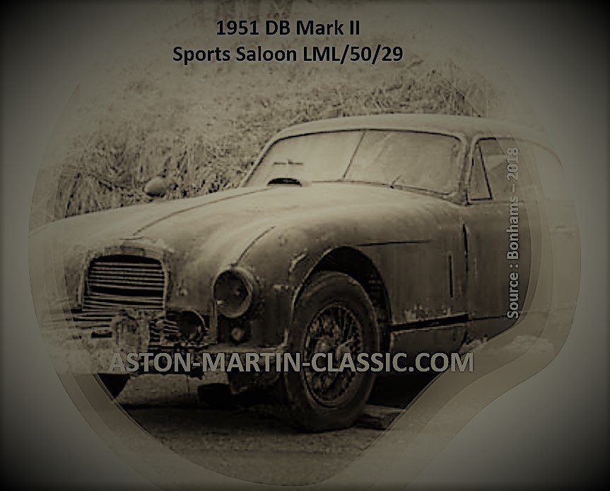 1951 Aston Martin DB Mark II Châssis LML/50/29