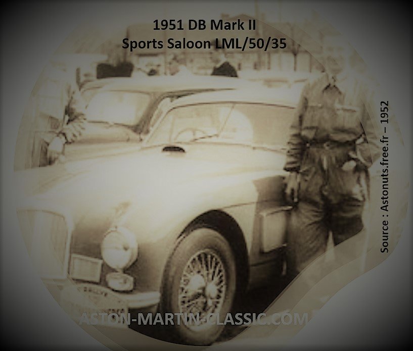 1951 Aston Martin DB Mark II Châssis LML/50/35