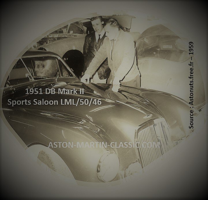 1951 Aston Martin DB Mark II Châssis LML/50/46