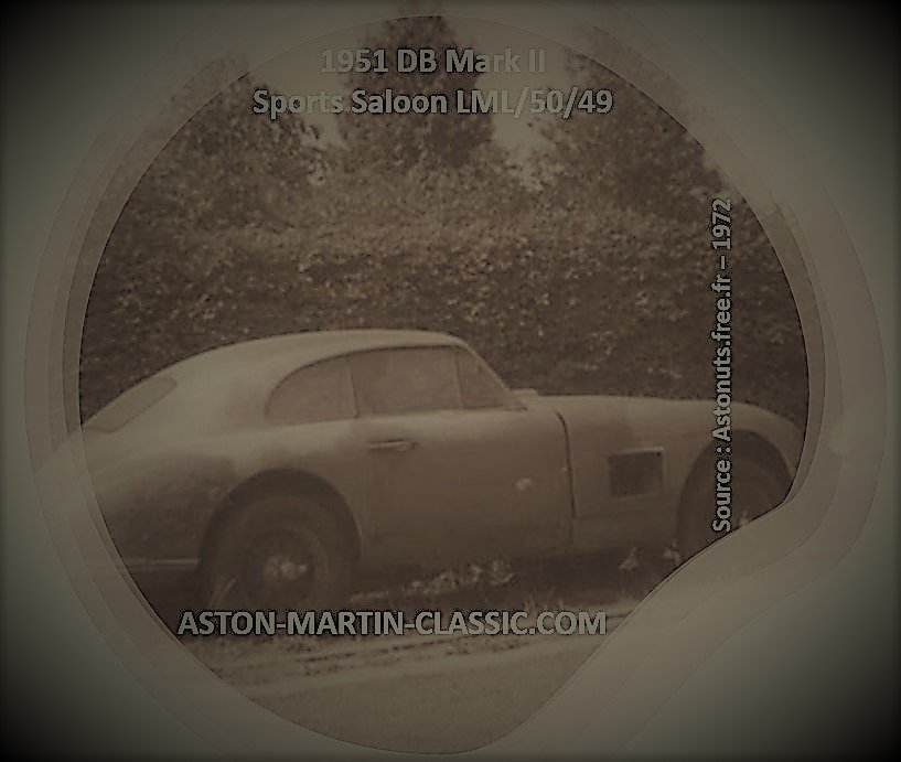 1951 Aston Martin DB Mark II Châssis LML/50/49