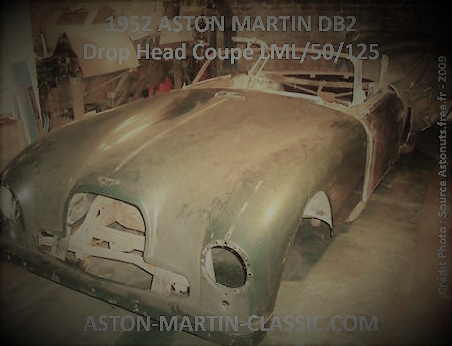 1952 ASTON MARTIN DB2 DROPHEAD COUPE CHASSIS LML/50/125