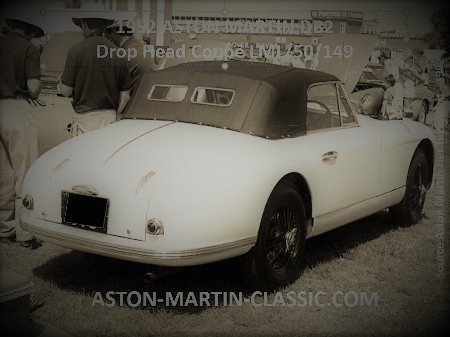 1952 ASTON MARTIN DB2 DROPHEAD COUPE CHASSIS LML/50/149