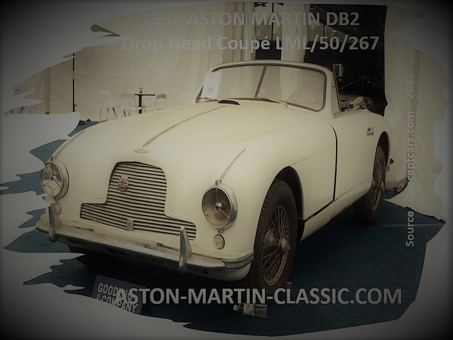 1952 ASTON MARTIN DB2 DROPHEAD COUPE CHASSIS LML/50/267