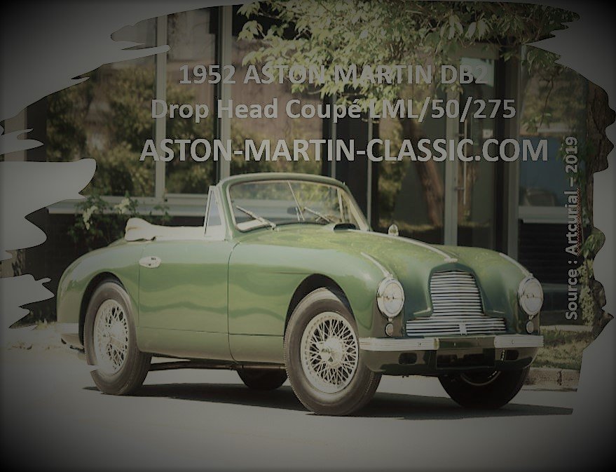 1952 ASTON MARTIN DB2 DROPHEAD COUPE CHASSIS LML/50/275
