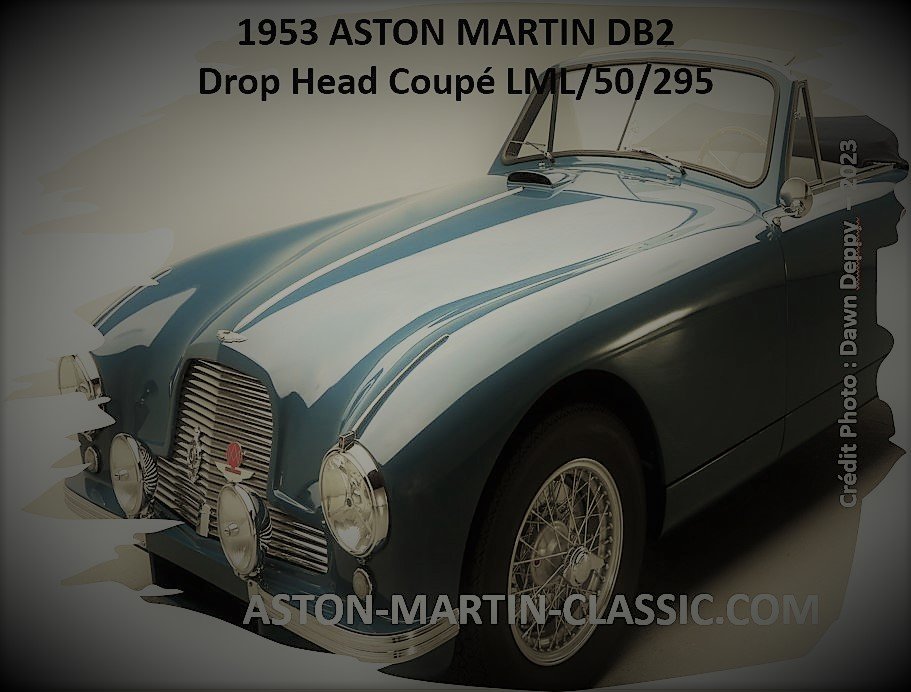 1953 ASTON MARTIN DB2 DROPHEAD COUPE CHASSIS LML/50/295