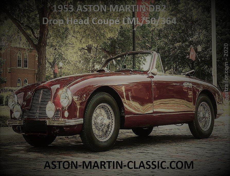 1953 ASTON MARTIN DB2 DROPHEAD COUPE CHASSIS LML/50/364