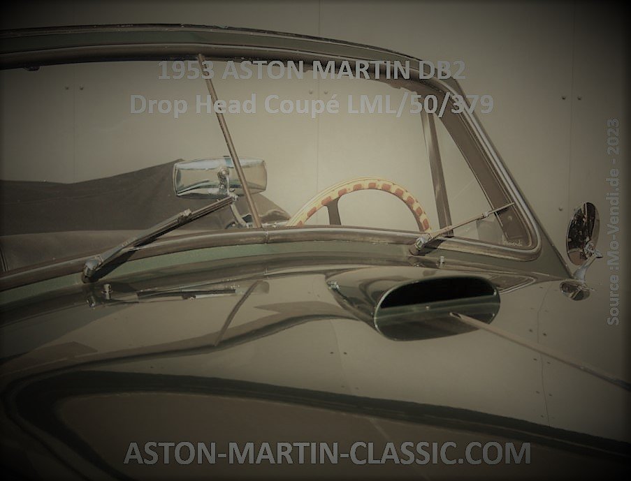 1953 ASTON MARTIN DB2 DROPHEAD COUPE CHASSIS LML/50/379