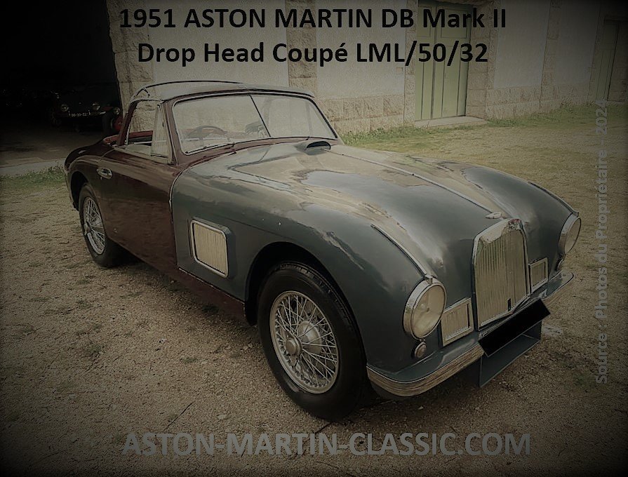 2024 Aston Martin DB2 Cabriolet Châssis LML/50/32 de FACE
