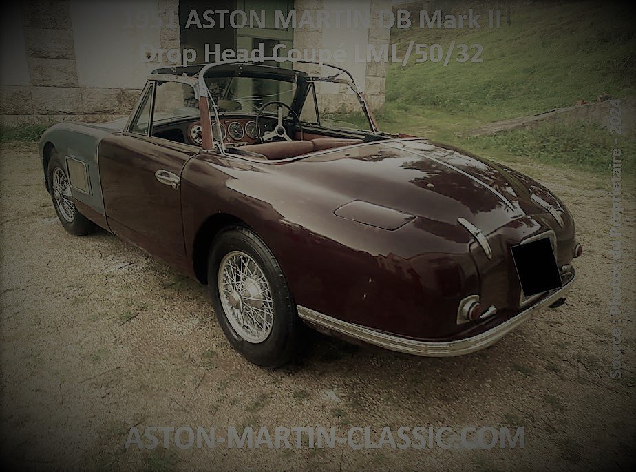 2024 Aston Martin DB2 Cabriolet Châssis LML/50/32 de PROFIL