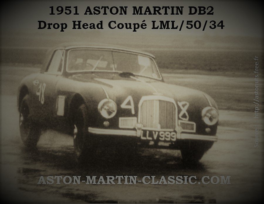 1951 Aston Martin DB2 DropHead Coupe Chassis LML/50/34