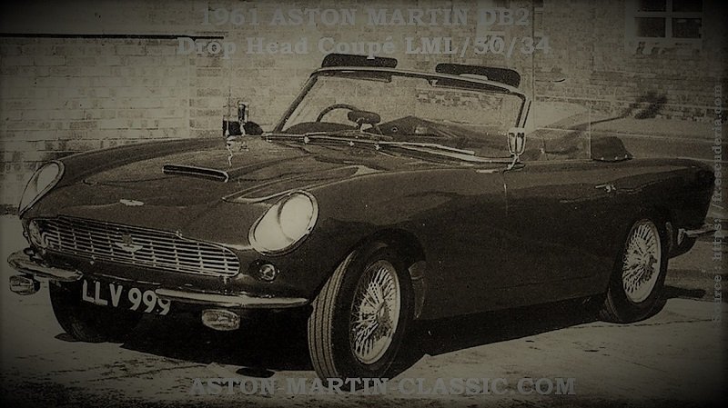 1961 Aston Martin DB2 DHC Châssis LML-50-34 par Pedro Serra