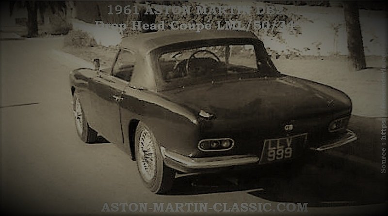 1961 Aston Martin DB2 Drop Head Coupé Châssis LML-50-34 by Pedro Serra