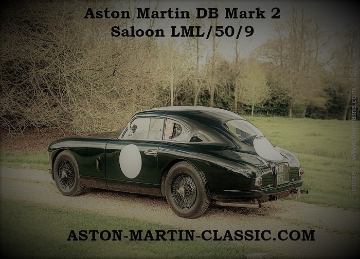 2024 Aston Martin DB2 SALOON LML-50-9 BACK