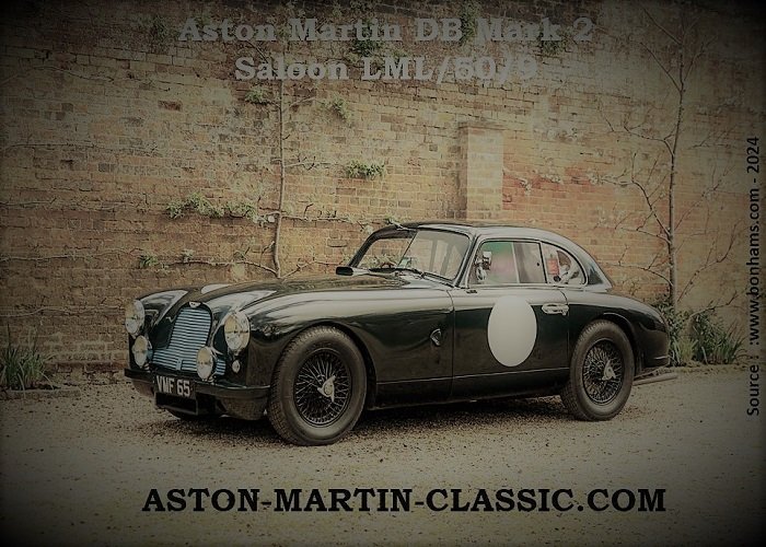2024 Aston Martin DB2 SALOON LML-50-9 PROFILE