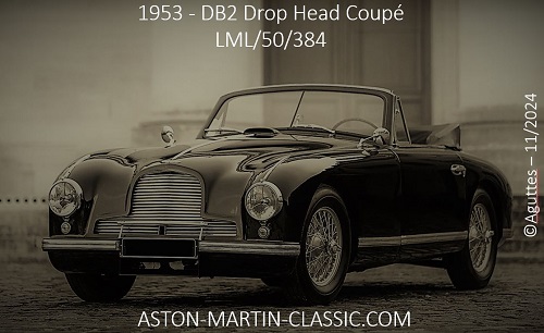 1953 Aston Martin DB2 cabriolet LML/50/384