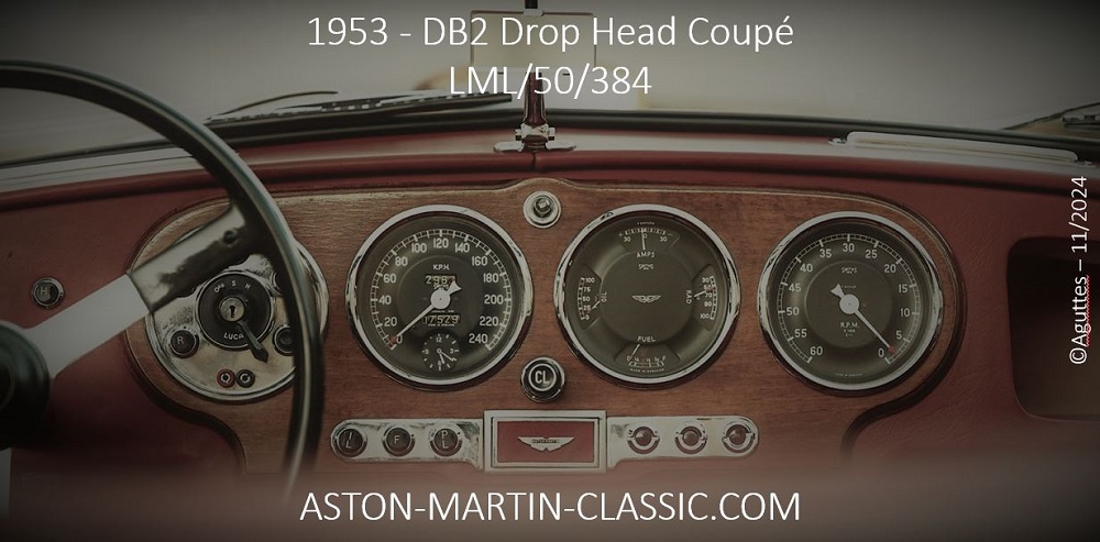 1953 Aston Martin DB2 DASHBOARD LML/50/384
