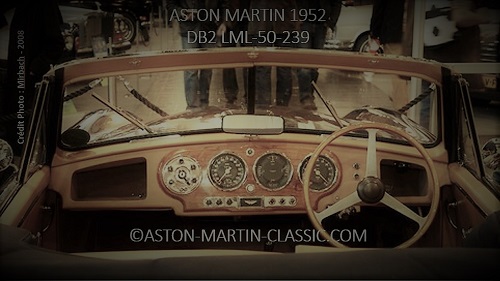 1952 Aston Martin DB2 HabitacleLML-50-239
