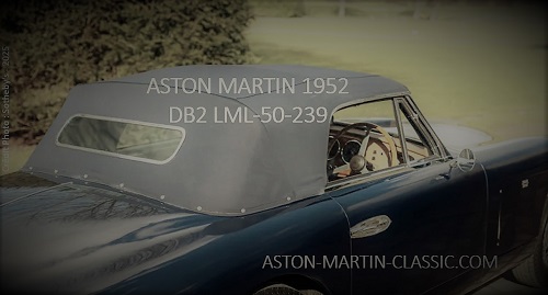 1952 Aston Martin DB2 Soft Top Roof LML-50-239