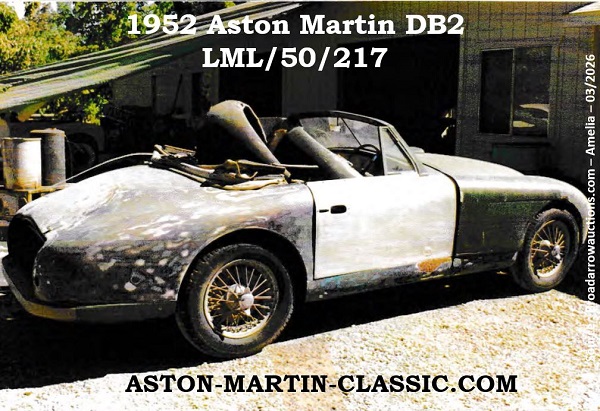 1980 Aston Martin DB2 Drophead Coupe LML/50/217